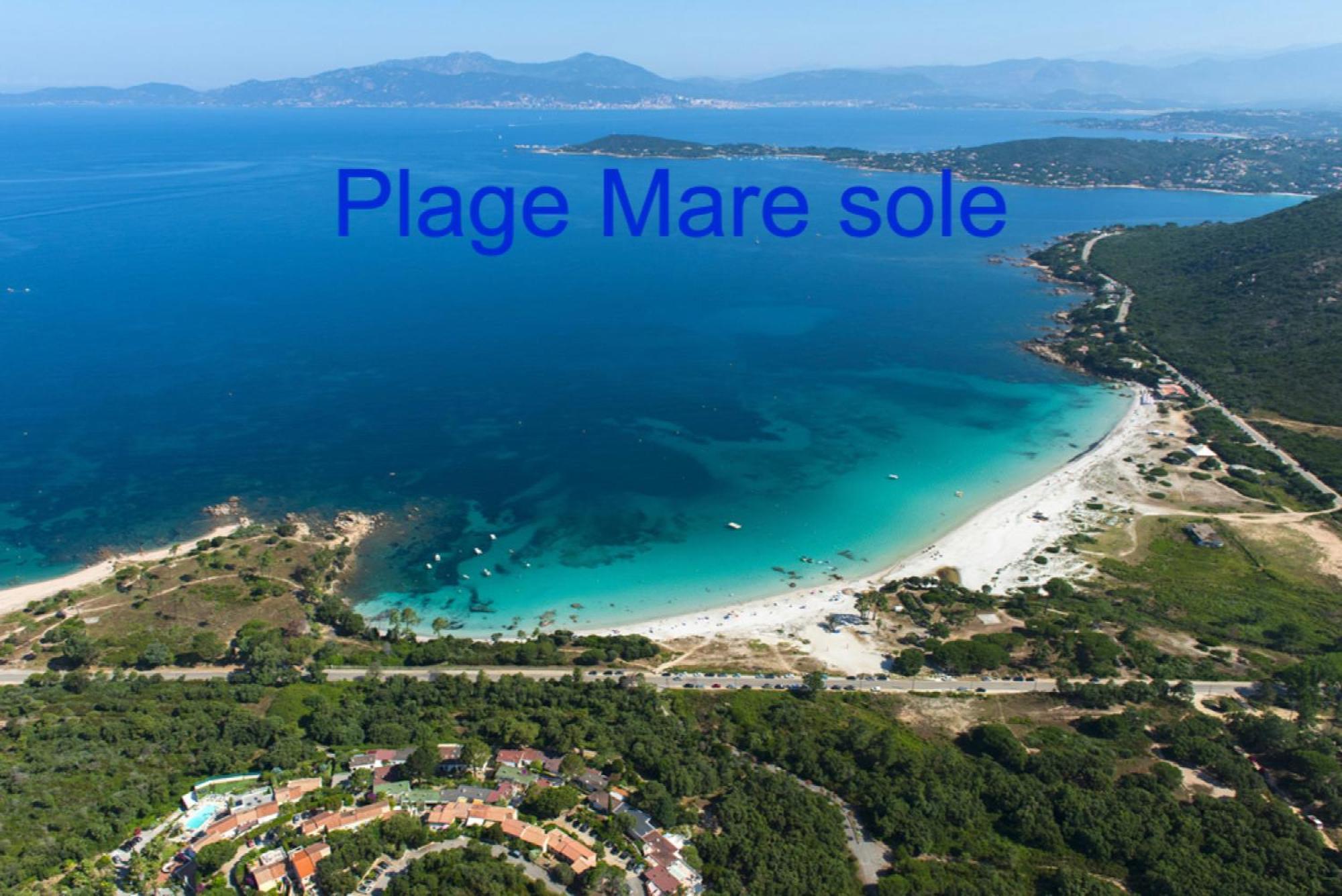 Vue Mer Panoramique Plage 50M Porticcio Corse Екстериор снимка