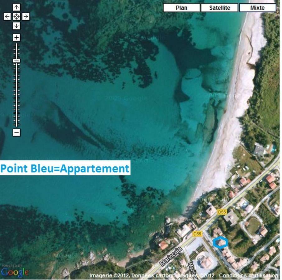 Vue Mer Panoramique Plage 50M Porticcio Corse Екстериор снимка